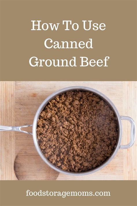 The science of inspecting food explained. How To Use Canned Ground Beef. | Food, Ground beef, Canned ...