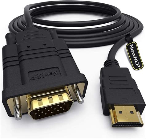 Hdmi To Vga Adapter Cable Newbep 6ft18m Gold Plated 1080p Hdmi Male
