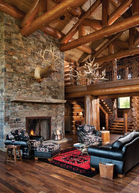 Handcrafted Log Home The Jackson Hole Residence Great