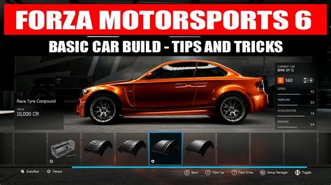 Forza Motorsports 6 Upgrading Your Car Tips And Tricks Youtube