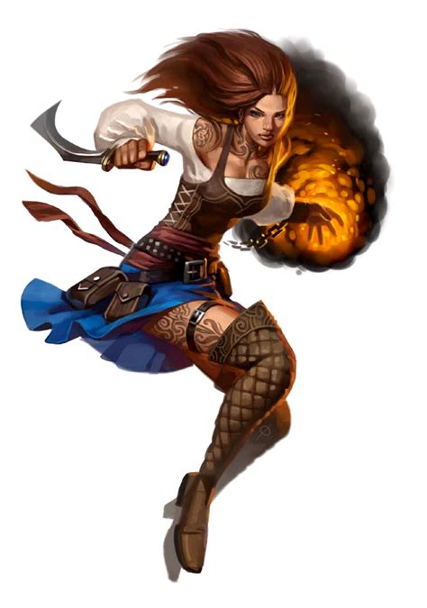 Female Human Sorcerer Pathfinder Pfrpg Dnd Dandd D20 Fantasy Character Portraits Character