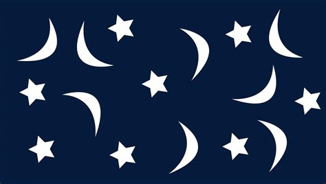 Moon And Stars Vector Background 14245090 Vector Art At Vecteezy