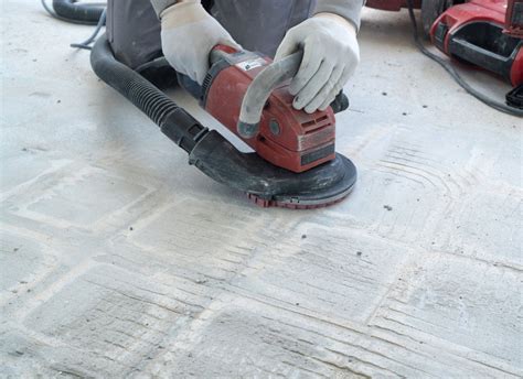 Concrete Grinding Surface Preparation For An Epoxy Coating