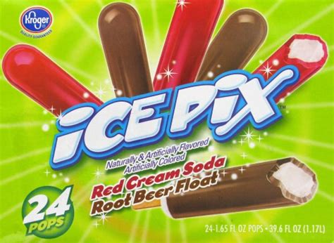 Kroger® Ice Pix Root Beer Cream Soda Pops 24 Ct Frys Food Stores