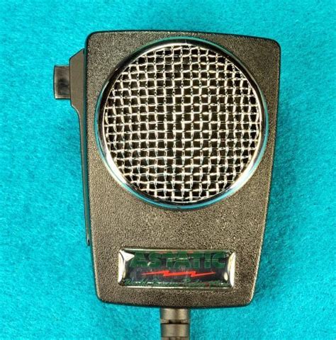 Astatic 302 10005 D104m6b Amplified Ceramic Power 4 Pin Cb Microphone