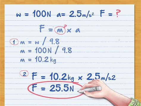 Comment Calculer La Valeur Dune Force 6 étapes