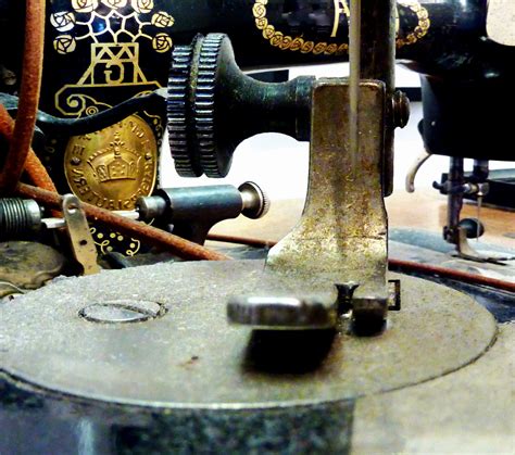 Machinery Hand Labor Foot Indoors Yarn Factory Close Up Bobbin