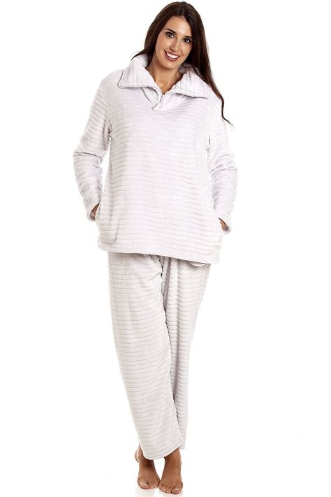 Camille Camille Womens Striped Pyjama Sets Camille From Camille
