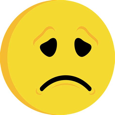 Sad Face Unhappy Free Vector Graphic On Pixabay