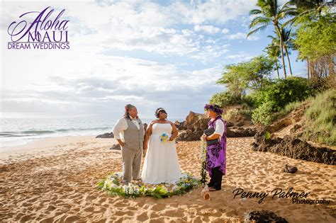 Lesbian Weddings Aloha Maui Dream Weddings