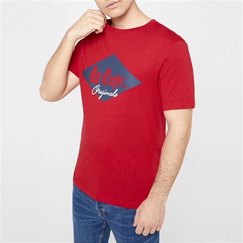 Lee Cooper Cooper Logo T Shirt Regular Fit T Shirts