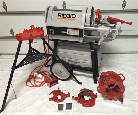 Ridgid 1224 Pipe Threader W 3 Die Heads Tools For Sale Chicago Il