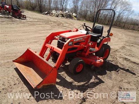 Kubota Bx2200 4 Wd Hydros Elsenpeter Auctions And Real Estate Inc Dba