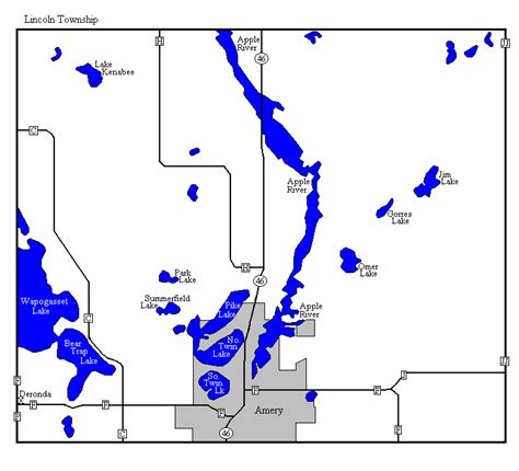 Lincoln Township Polk County Wisconsin Imagemap