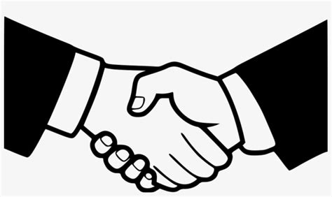 Handshake Clipart Two Hand Handshake Two Hand Transparent Free For