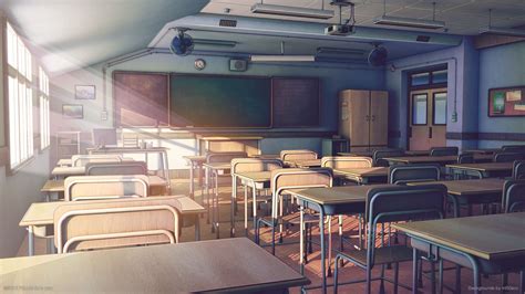 Image Result For School Classroom Concept Anime Classroom Anime
