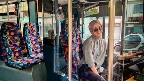 The First Female Bus Driver Of Komotini Near The Greek Turkish Border