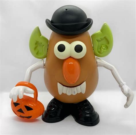 Rare Mr Potato Head 2007 Playskool Halloween Ghost Vampire Trick Or