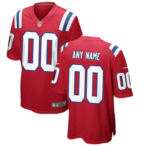 Nike Mens New England Patriots Customized Throwback Game Jersey