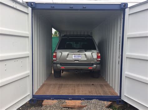 Car And Truck Garage In A Container Containerhomesnet