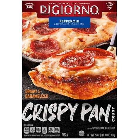 Digiorno Crispy Pan Pepperoni Frozen Pizza 26 Oz Instacart