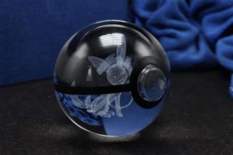Realistic Crystal Pokeball Toy Large Size 80 Mm Diameter Part 1