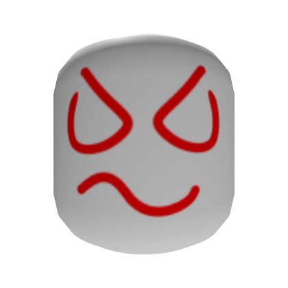 Outraged Face Red Roblox