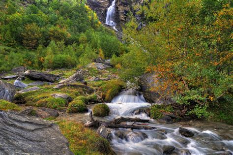 Fall Waterfall Background By Burtn On Deviantart