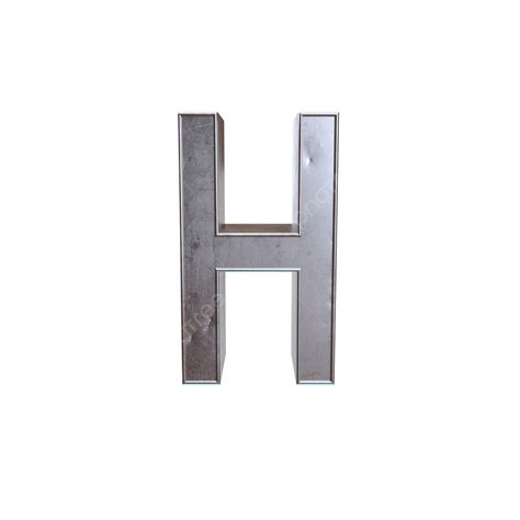 H Letter 3d Images Hd Metal 3d Letter H Design H Character Alphabet