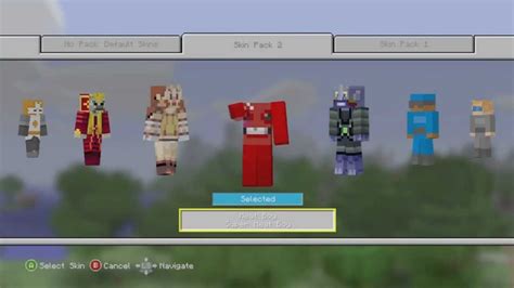 Minecraft Xbox 360 Edition Skin Pack 2 All Skins Youtube