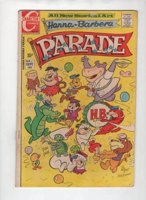 Hanna Barbera Parade 1 1971 Charlton Flintstones Comic Affordable