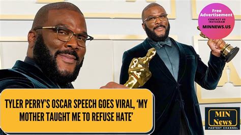 Tyler Perrys Oscar Speech Goes Viral My Mother Taught Me To Refuse