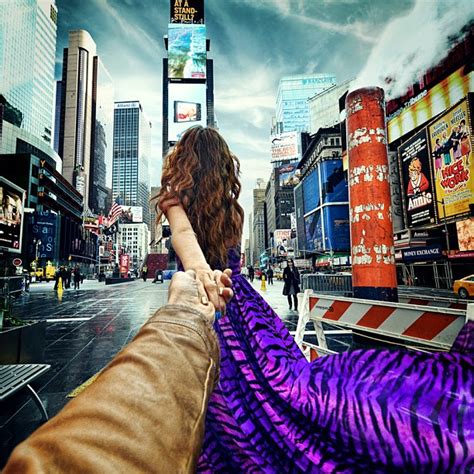 Photographer Continues To Follow His Girlfriend Around The World