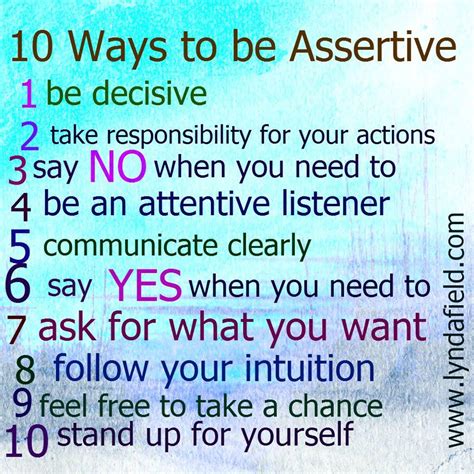 ♥ Be Assertive ♥ ♥ Lynda Field Life Coach ♥ Lynda Field Life Coach Assertiveness Assertive