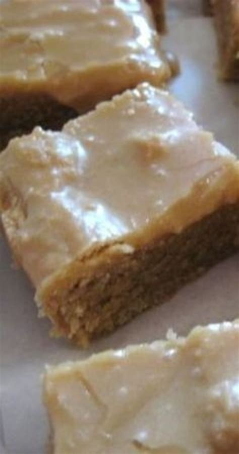 The Famous School Cafeteria Peanut Butter Bars Food Beverage Recipes For Breakfast Lunch Dinner