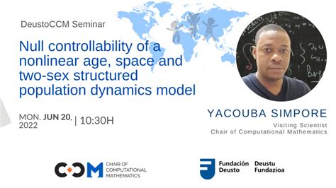 Deustoccmseminar Null Controllability Of A Nonlinear Age Space And Two Sex Structured