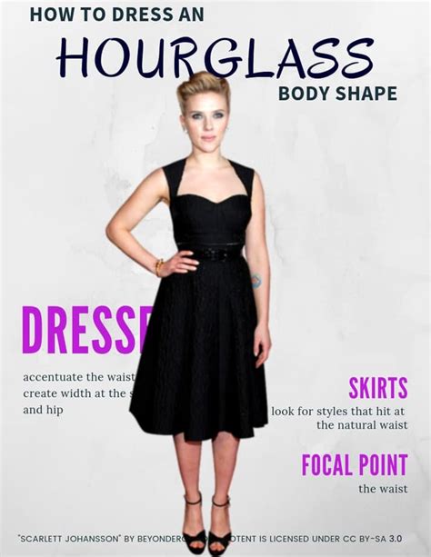 how to dress for an hourglass body shape