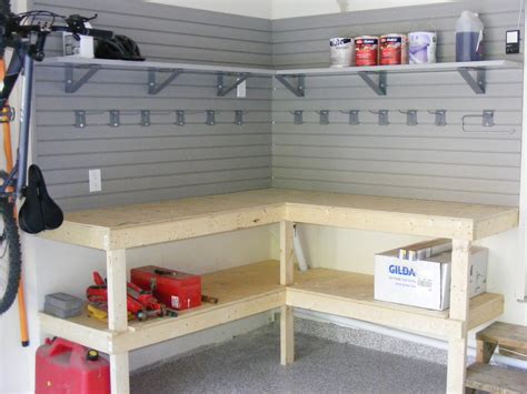 First up, frame up the floor and line the area with plywood. Diy Garage Shelves For Your Inspiration - Just Craft & DIY ...