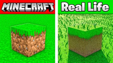 Minecraft diamonds in real life! Minecraft BLOCKS in REAL LIFE! (Items, Blocks, Animals ...