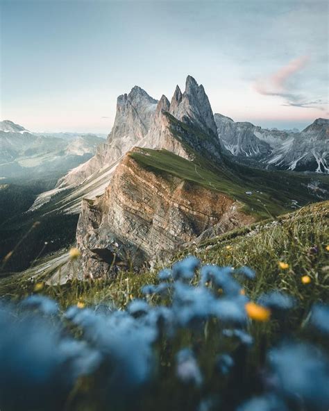 Seceda Dolomites Italy Nature Dolomites Italy Landscape