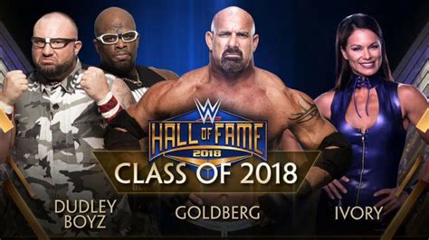 Wwe Hall Of Fame Class Of 2018 Youtube