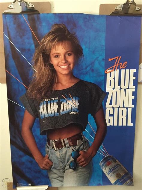 Poster Of Pamela Anderson Labatt Blue Zone Girl Most 80