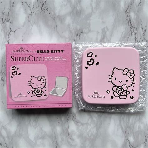 Hello Kitty Makeup Hellokitty Supercute Compact Mirror In Pink