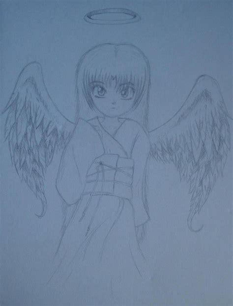 Anime Angel Sketch By Mew Christiana On Deviantart