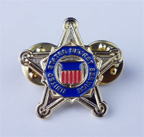 Mini United States Secret Service Hat Lapel Pin Badge Ebay