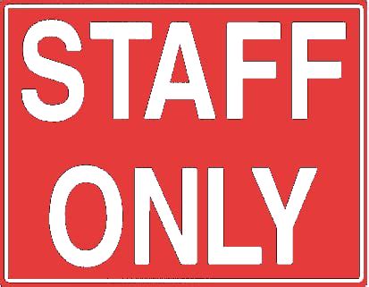 Staff Only Symbol Png Transparent Images Png All