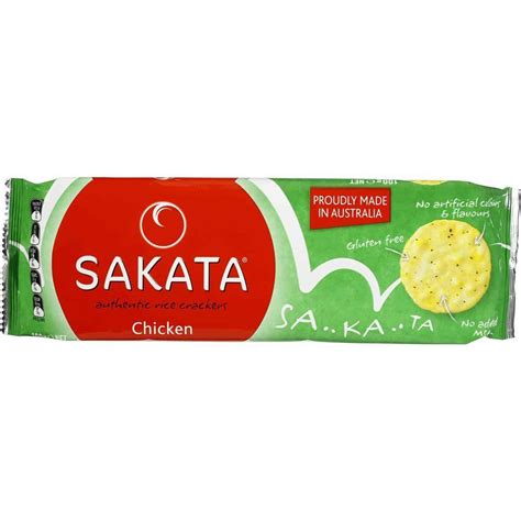 Sakata Chicken Rice Crackers The Australian Food Shop