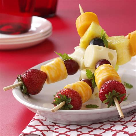 Fruit N Cheese Kabobs Recipe How To Make It