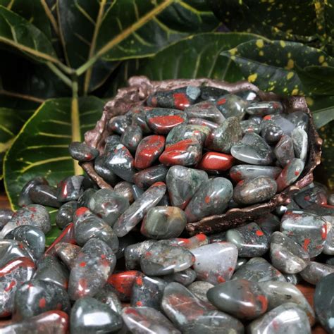 Tumbled African Bloodstone For Healing And Rejuvenation