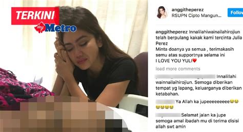 Julia Perez Meninggal Dunia Harian Metro